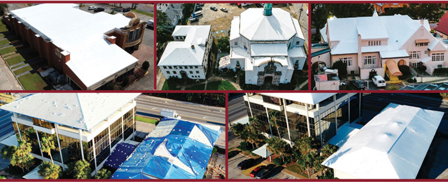 State Roofing Emergency Shrink wrap roofs