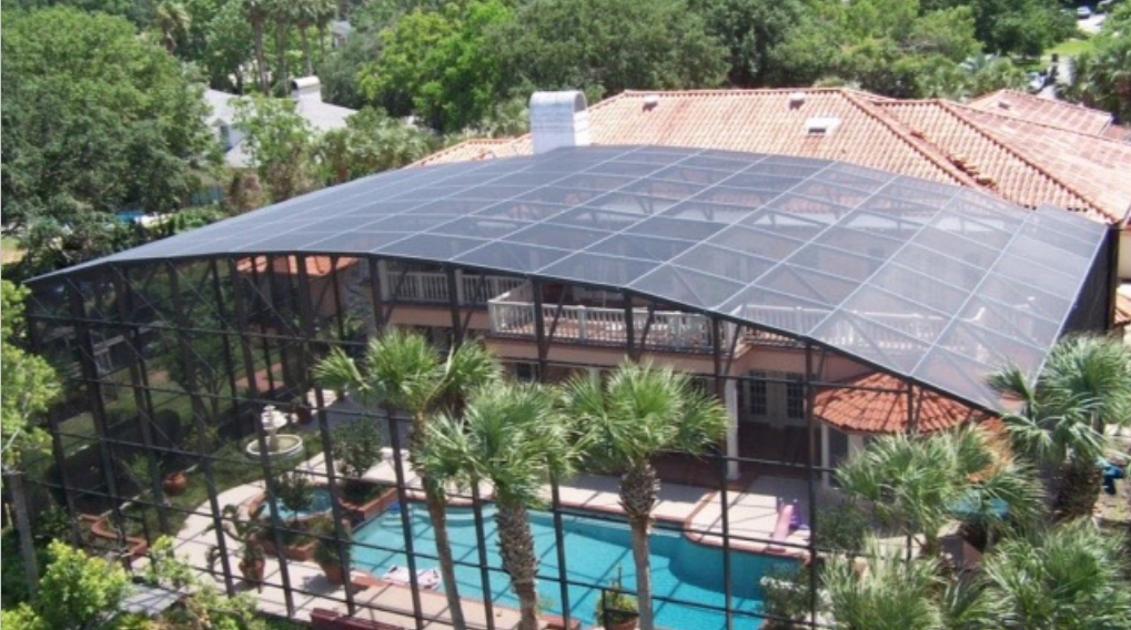 Domed Pool Cage by State Roofing I, LLC